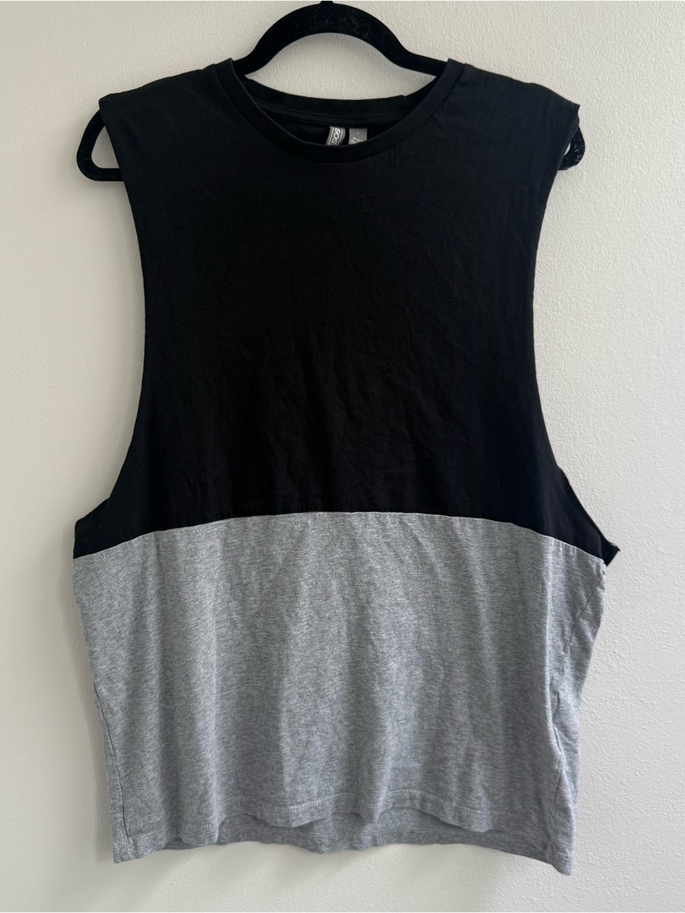 ASOS color block sleeveless muscle tee tank top